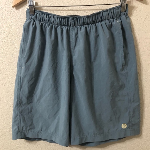 Free Fly Apparel Mens Breeze Athletic Shorts in Light Blue - Size Small - Picture 1 of 9